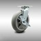 Service Caster 8 Inch SS Thermoplastic Rubber Swivel Caster with Roller Bearing and Brake SCC SCC-SS30S820-TPRRD-TLB - alternate 1